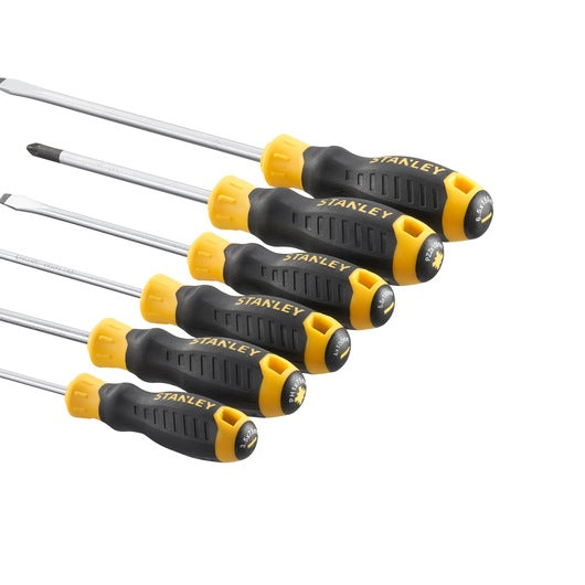 Conjunto de chaves de fenda Phillips Pozidriv Stanley (STHT16172-0) CUSHION GRIP™ (6 peças)