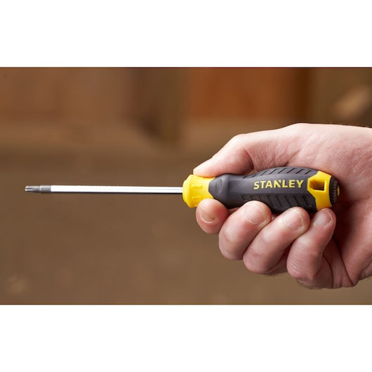 Chave de fenda Stanley (STHT16178-0) CUSHION GRIP™ TORX® 80mm TT15 à prova de adulteração