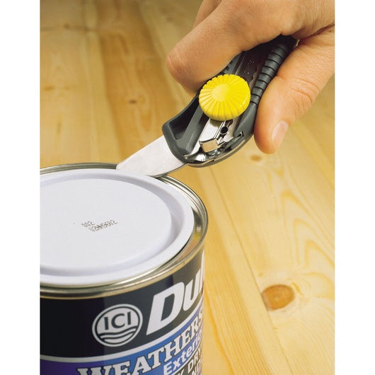 Estilete Stanley (STHT7-10220) de 18 mm com trava deslizante e lâmina destacável para decoração.