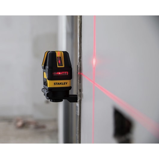 Nível a laser multilinhas Stanley (STHT77514-1), 4V1H vermelho