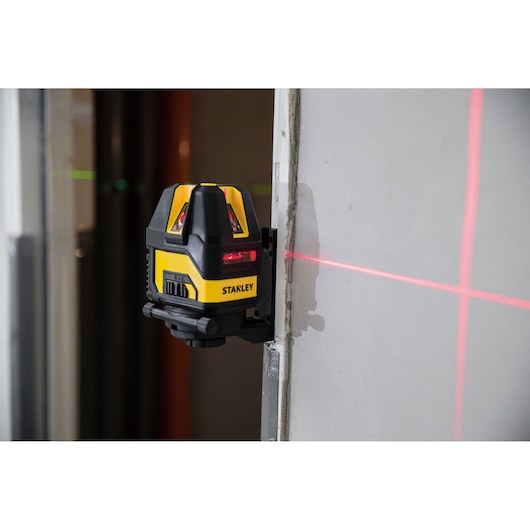 Nível a laser multilinhas Stanley (STHT77514-1), 4V1H vermelho