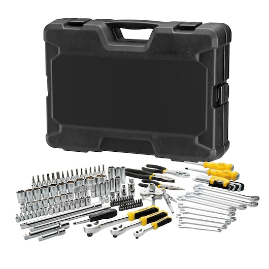 Conjunto de ferramentas mistas Stanley (STMT74393-8) com estojo, 125 peças.