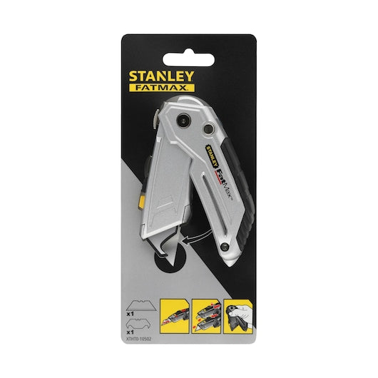 Canivete Utilitário Retrátil Dobrável Stanley (XTHT0-10502) FATMAX® com Lâmina Dupla