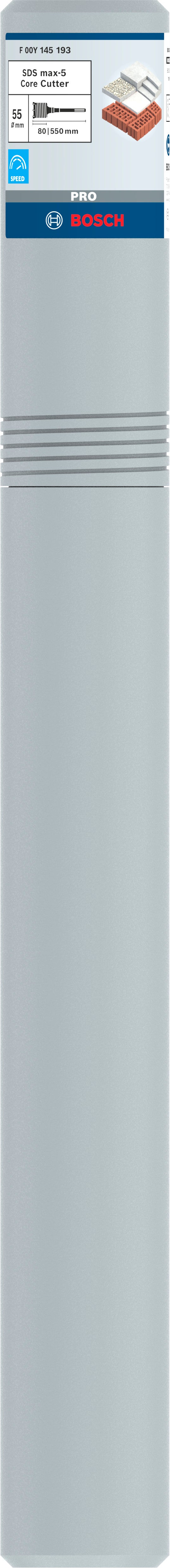 Bosch SDS-Max 9 Core Cutter, 55 x 420 x 550 mm