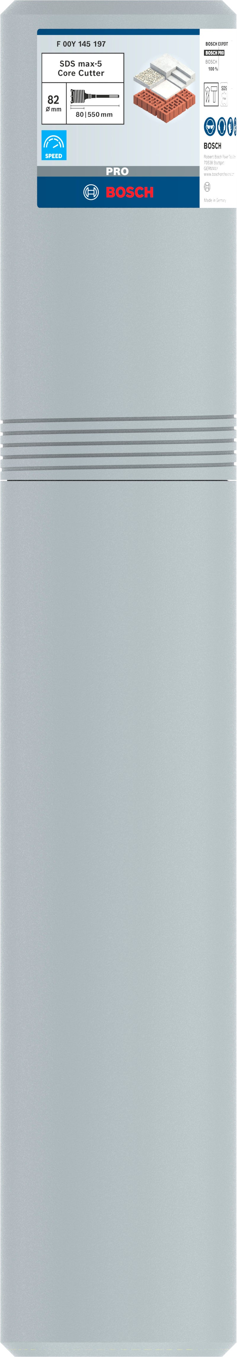 Bosch SDS-Max 9 Core Cutter, 82 x 420 x 550 mm