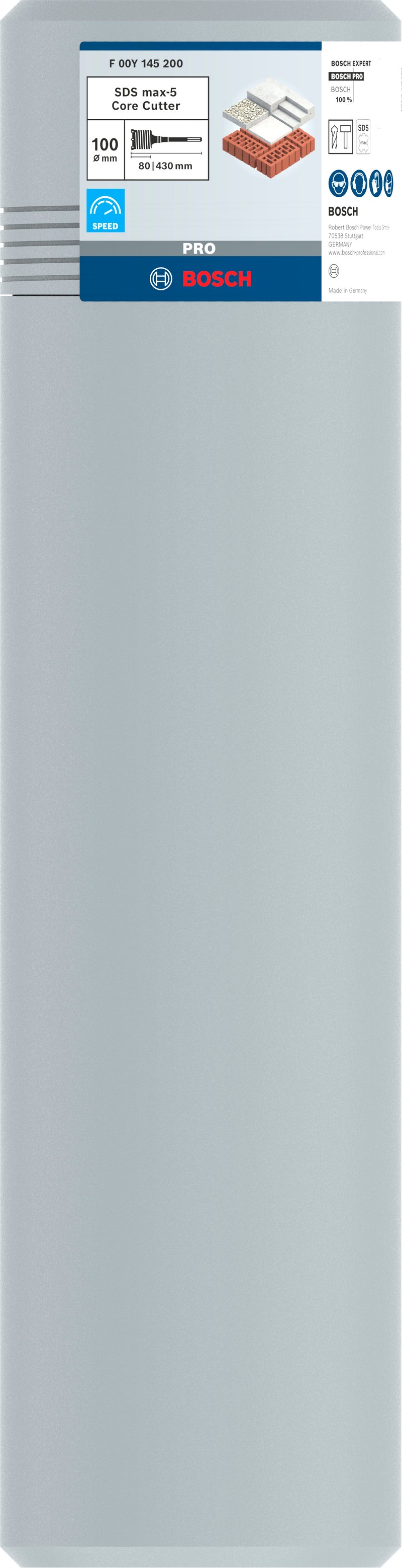 Cortadora de núcleos Bosch SDS-Max 9, 100 x 310 x 430 m