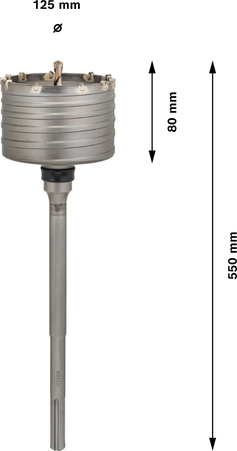 Cortador de núcleo Bosch SDS-Max 9, 125 x 310 x 430 m