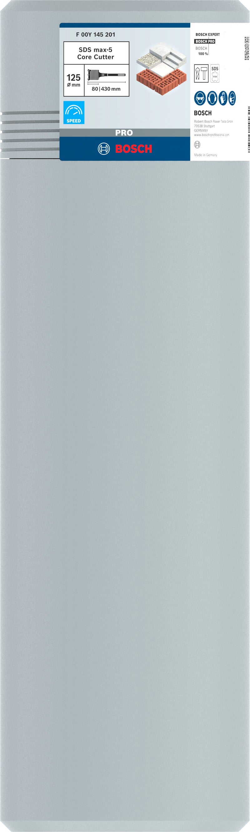 Cortador de núcleo Bosch SDS-Max 9, 125 x 310 x 430 m