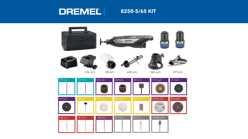 Ferramentas sem fio Dremel (DREMEL® 8250 (8250 Platinum+) )