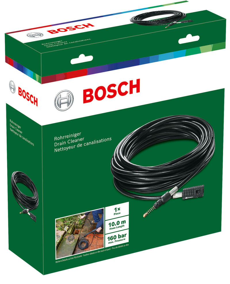 Desentupidor Bosch 10m (160 bar)