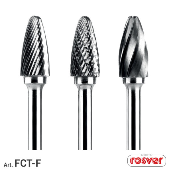 Fresas de metal duro com ogiva esférica Fast Grinder (FCT-F)