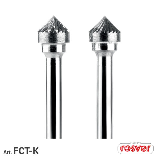 Fast Grinder (FCT-K) Carbide Cutters 90 Point Shape