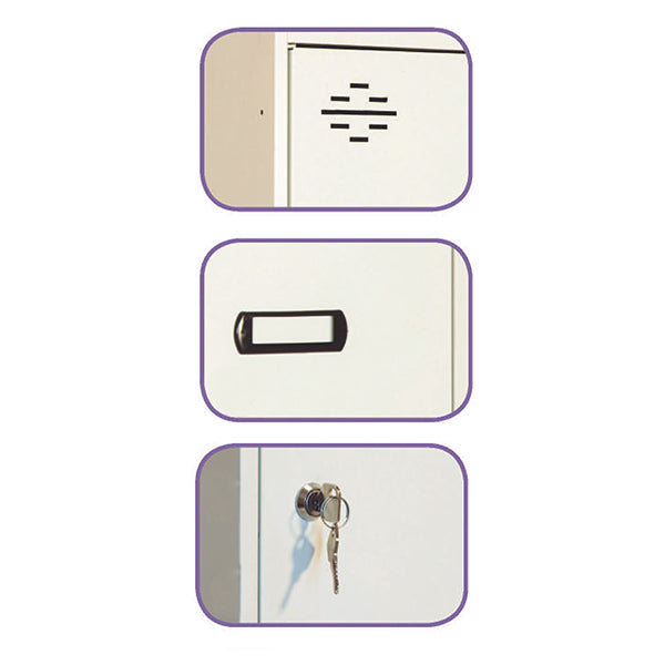 Locker Simonlocker Diy Tandem 2/4 400 (800) Gris - (1800x800x500)