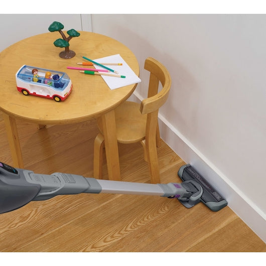 Aspirador de mão sem fio Black&Decker (FEJ520JFS-QW) 2 em 1 Dustbuster® de 36 Wh com extensão para pisos, sensores Smart Tech e fragrância Cotton Fresh.