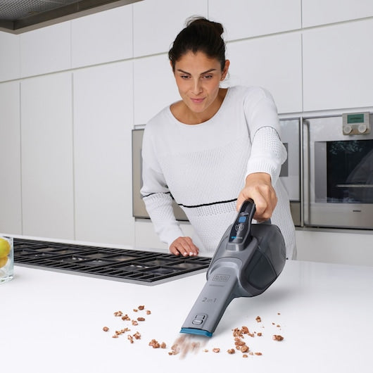 Aspiradora de mano inalámbrica 2 en 1 Dustbuster® de 36 Wh y 36 W con extensión para suelo y sensores Smart Tech (FEJ520JF-QW)