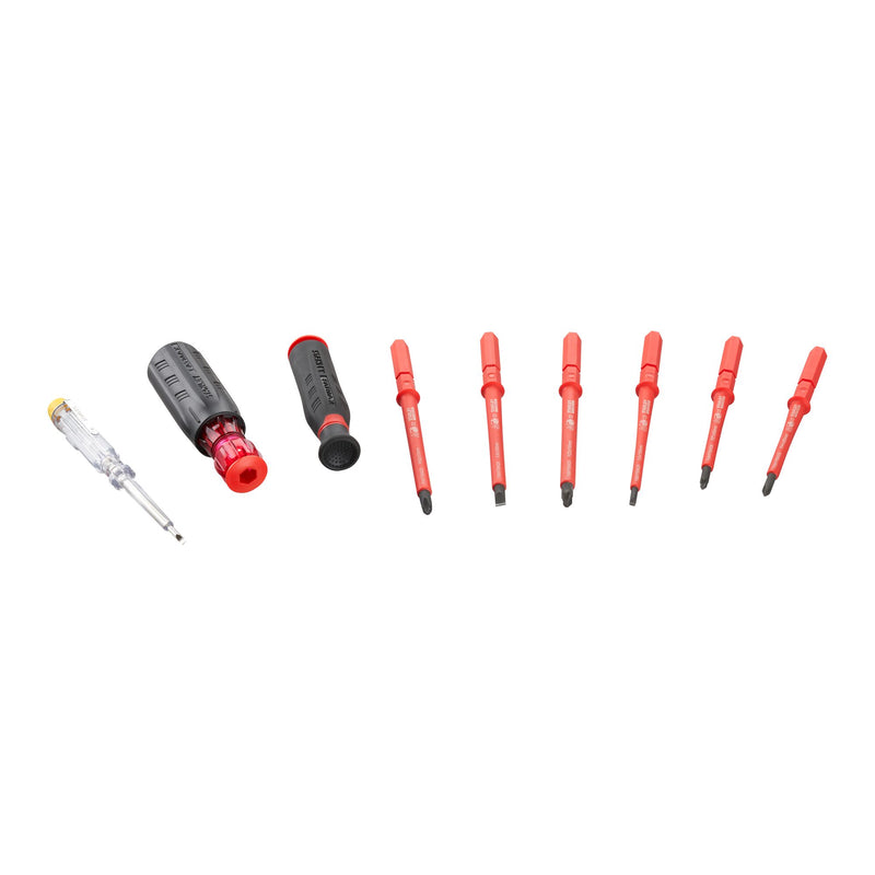 Stanley (FMHT66426-0) FATMAX VDE Multi-Bit Screwdriver Set In Pouch 10 pc.