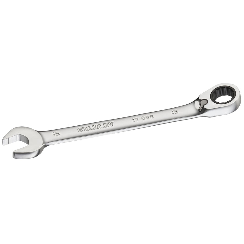 Stanley (FMMT13088-0) Llave de trinquete reversible antideslizante FATMAX de 15 mm