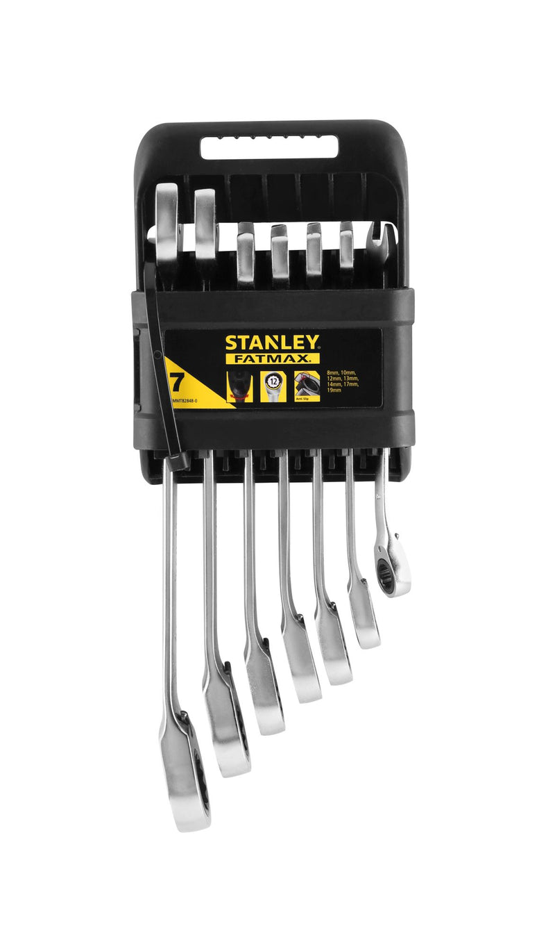 Stanley (FMMT82848-0) FATMAX Reversible Ratcheting Wrench Set (7 pc.)