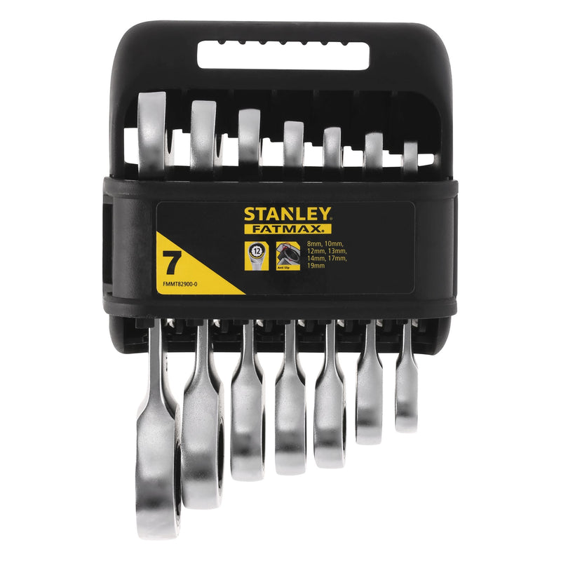 Stanley (FMMT82900-0) FATMAX Stubby Reversible Ratcheting Wrench Set (7 pc.)