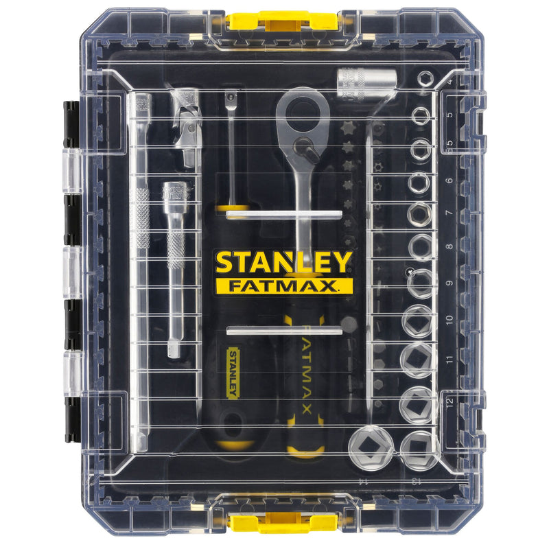 Stanley (FMMT98101-0) Juego de dados FATMAX de 1/4 pulg. M PRO-STACK (48 piezas)