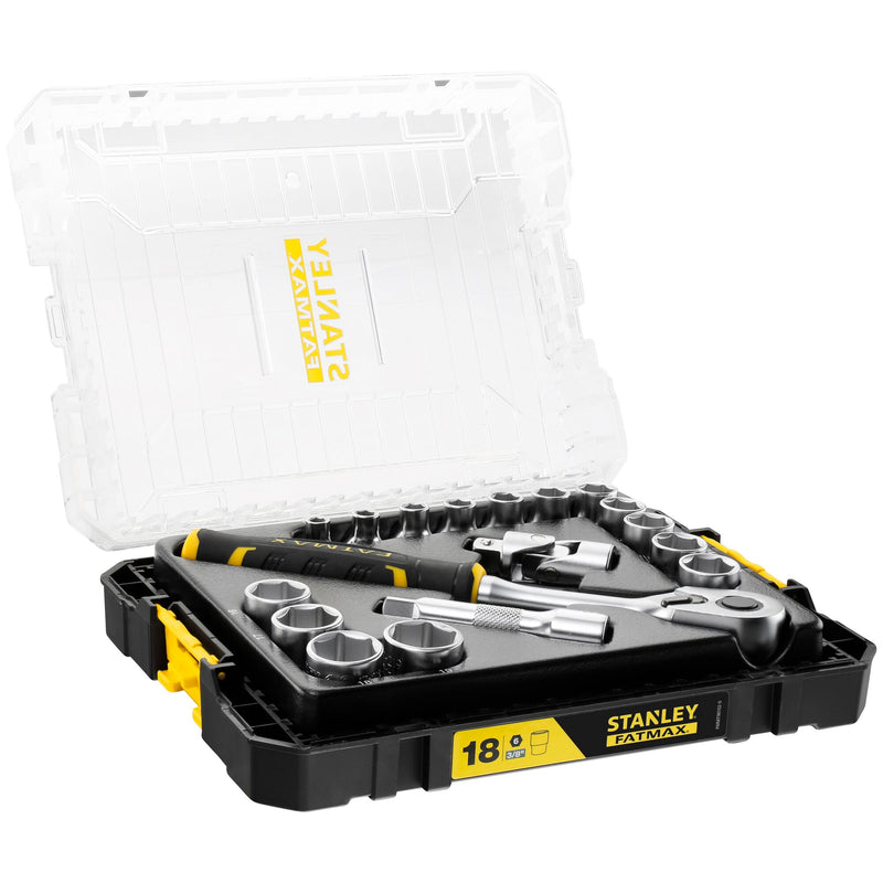 Stanley (FMMT98102-0) FATMAX 3/8 pol. M PRO-STACK Conjunto de chaves de caixa (18 peças)