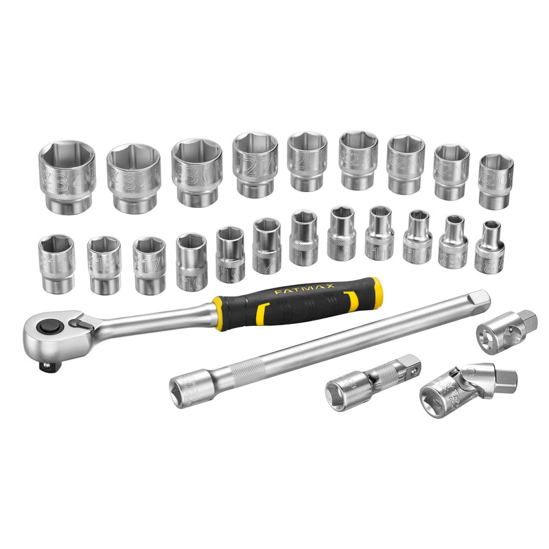 Stanley (FMMT98103-1) Juego de dados FATMAX 1/2 pulg. L PRO-STACK (26 piezas)