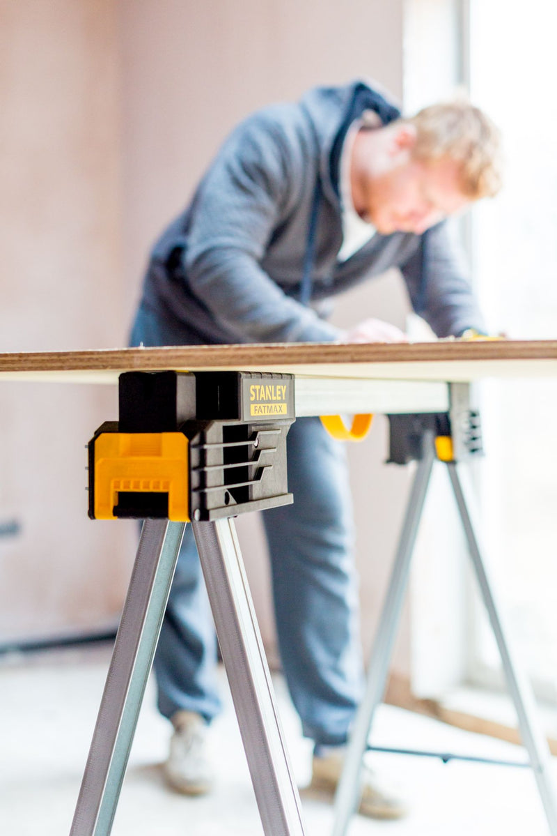 Stanley (FMST1-75763) FATMAX 900kg Folding Metal Sawhorse (Pair)