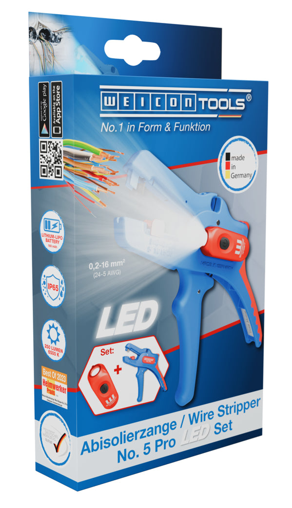 Conjunto de Decapador de Fios Weicon (10101937) nº 5 Pro LED