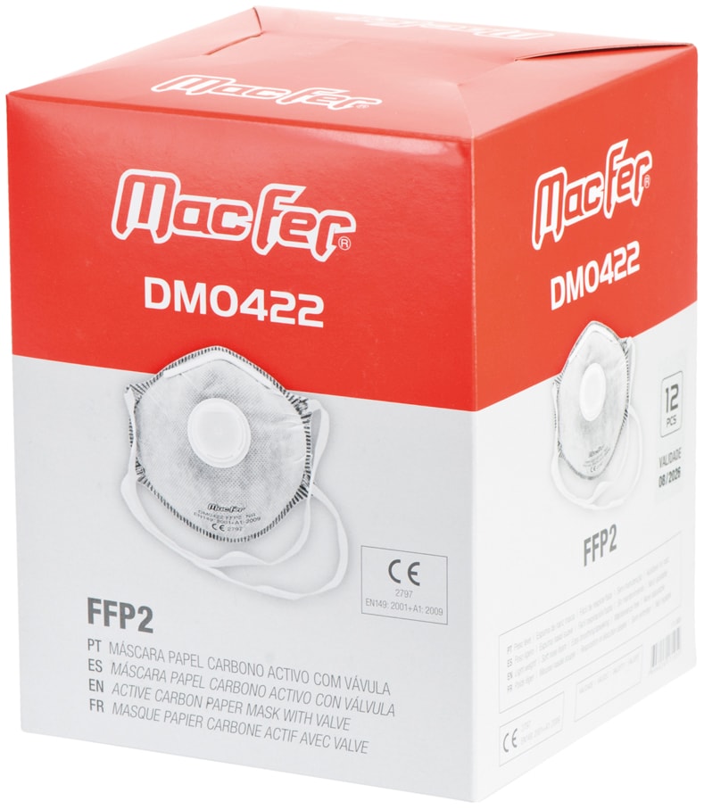 Active Carbon Paper Mask With Valve (DM0422)