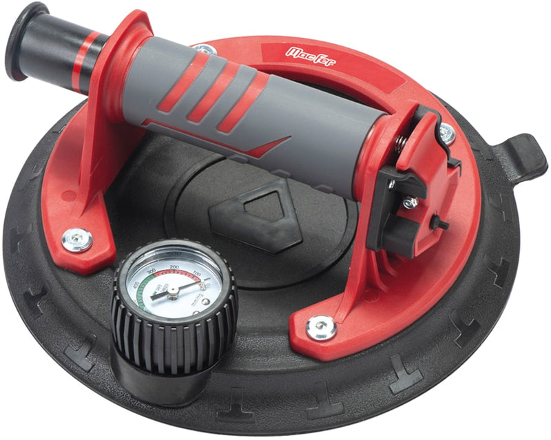 Suction Cup With Rubber Body, Pump, And Pressure Gauge, 1 Fastener (GJ511601B-1)
