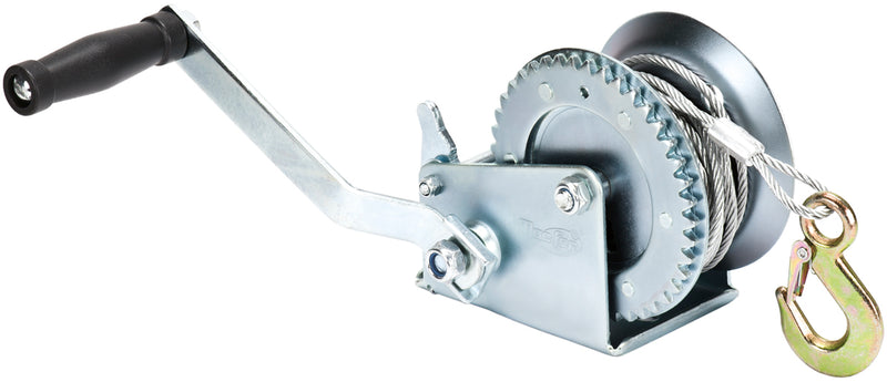 Macfer (GMC-1) Hand Crank Winch with Cable 1 Gear