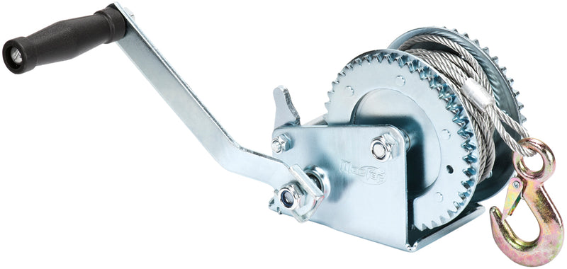 Macfer (GMC-2) Hand Crank Winch with Cable 2 Gears