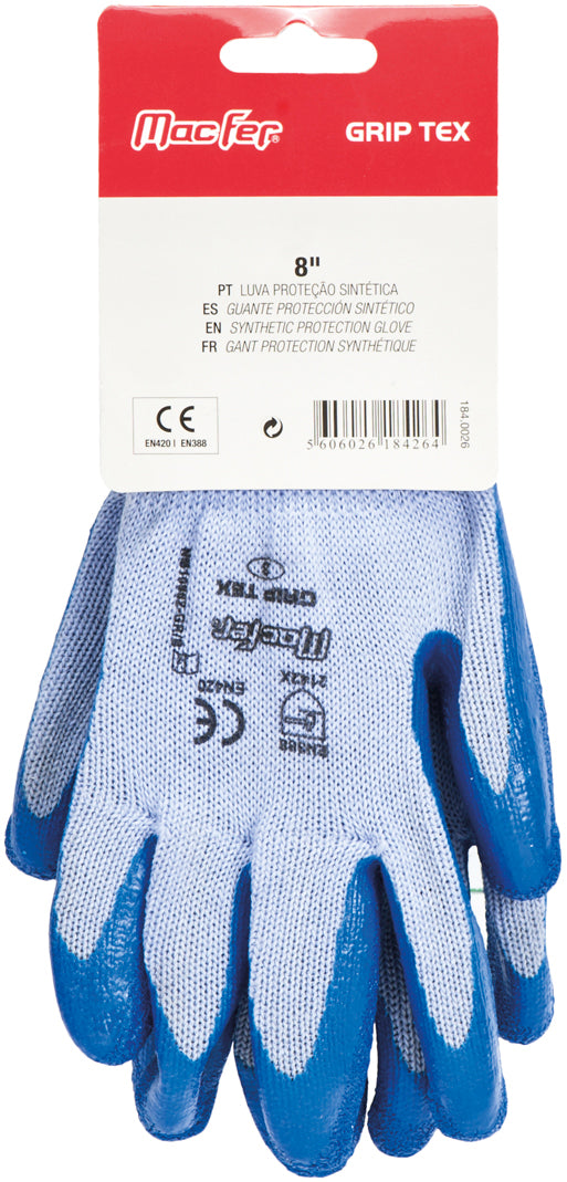 Luva Proteção Sintética Macfer (Grip Tex)