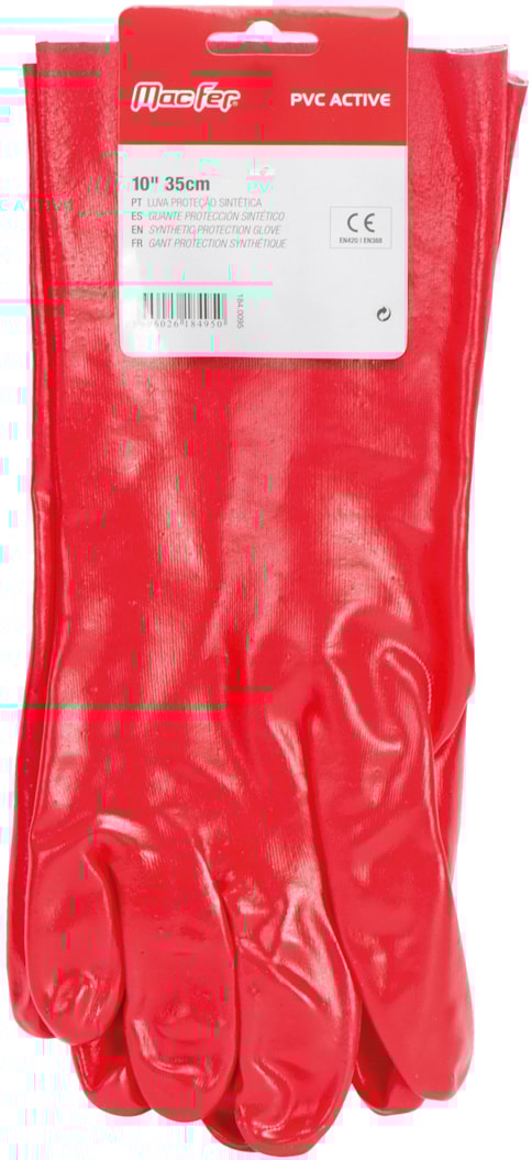 Luva proteção sintética (PVC Active)