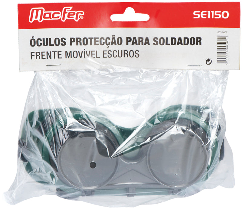 Óculos Proteção para Soldador Frente Movível Macfer (SE1150)