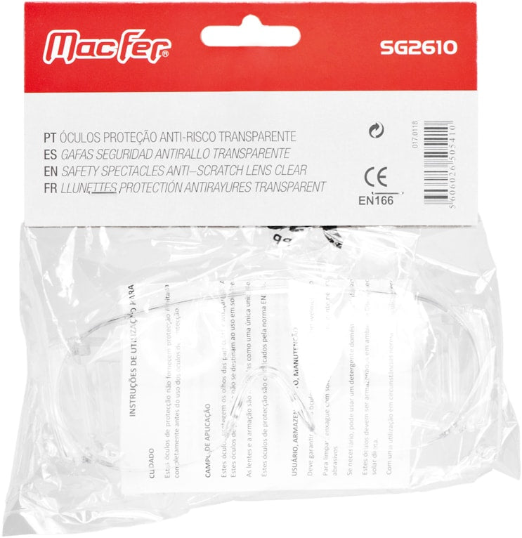 Óculos proteção anti-risco (SG2610)