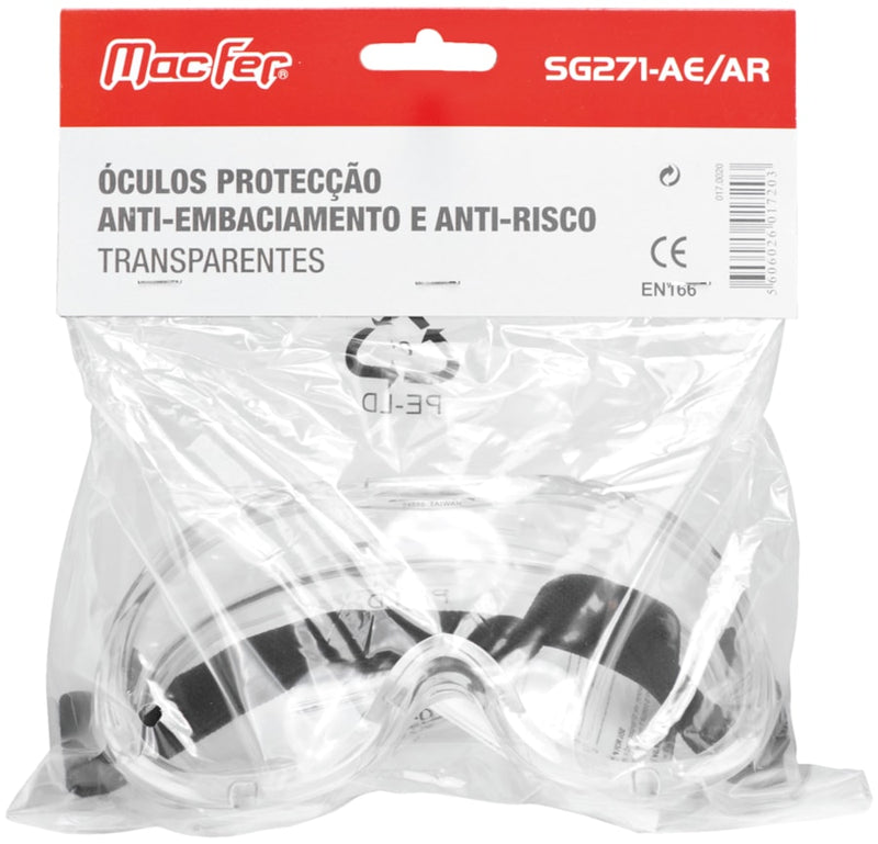 Anti-Fog, Anti-Scratch Protective Glasses (GB028-AE/AR)