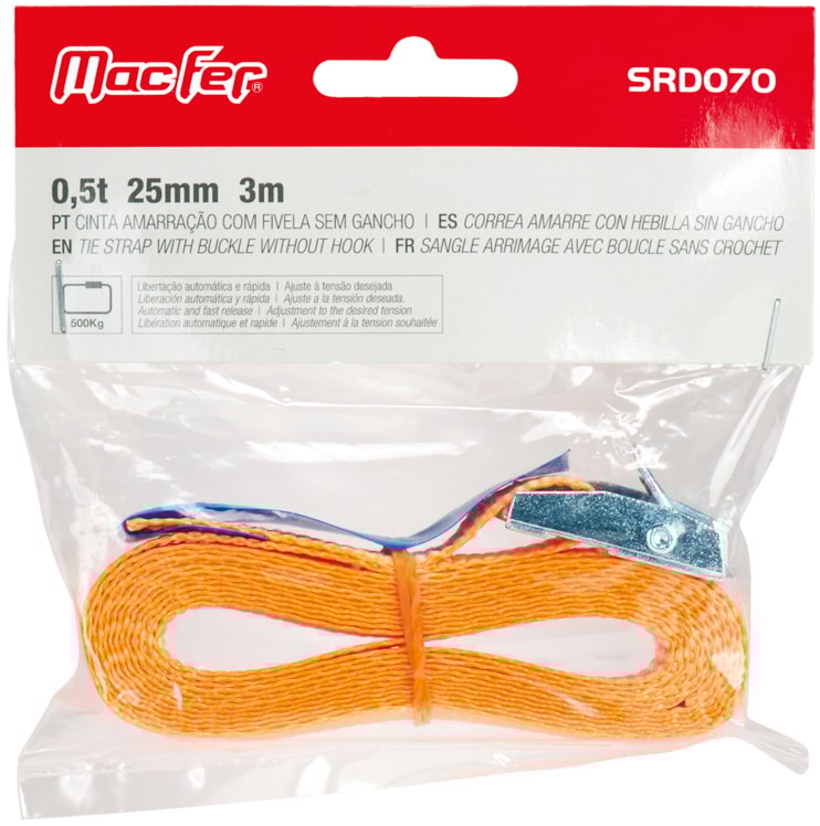 Cinta amarração com fivela sem gancho (SRD070)