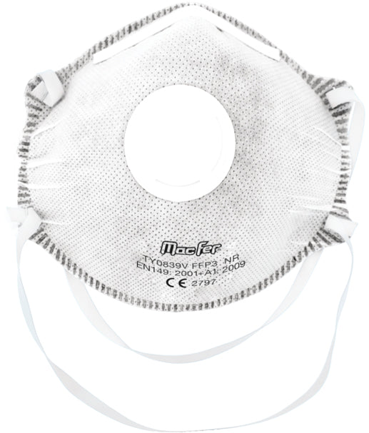 Macfer (TY0839V) Activated Carbon Paper Mask with Valve