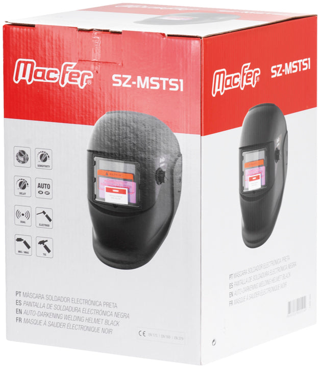 Careta para soldar con oscurecimiento automático Macfer (SZ-MSTS1)