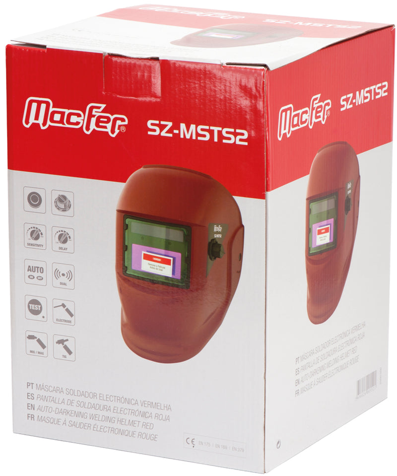Macfer (SZ-MSTS2) Auto-Darkening Welding Helmet