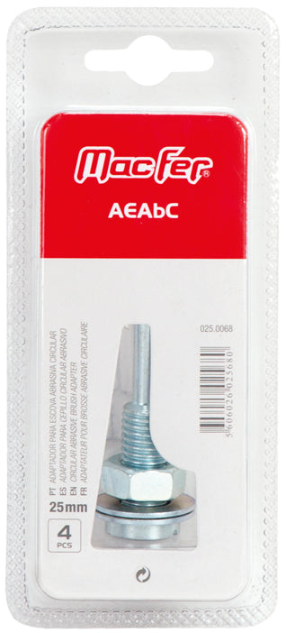 Adaptador Macfer (AEAbC) para cepillo abrasivo circular