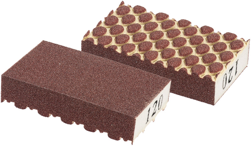Juego de bloques de lijado con esponja Macfer (BLE-03J) con almohadillas