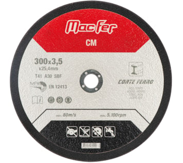Disco abrasivo corte ferro (CM)