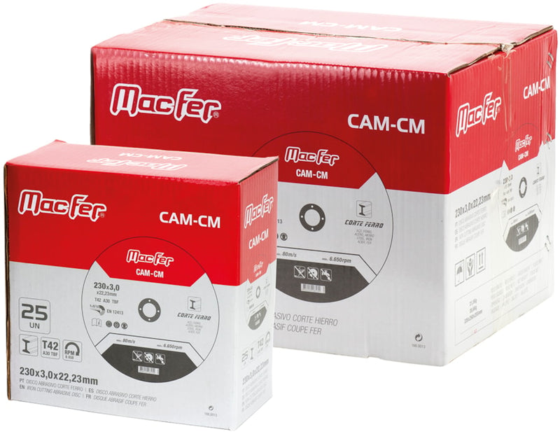 Disco abrasivo corte ferro (CM)