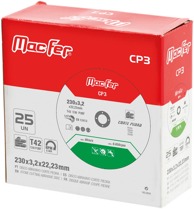 Disco abrasivo corte pedra (CP3)