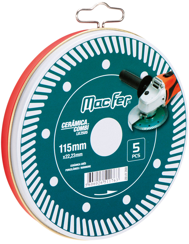 Pack Disco Diamantado Macfer (Cerâmica Combi LK2505)