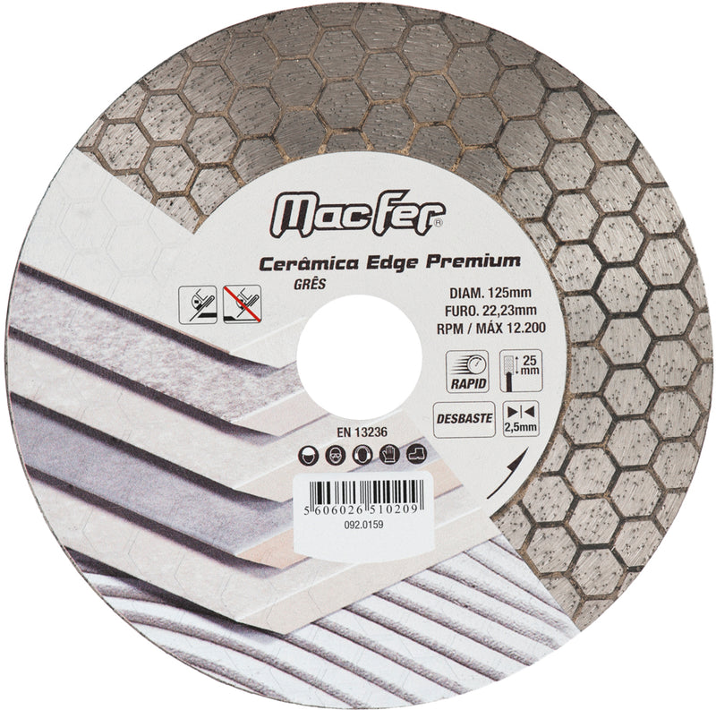 Disco de diamante Macfer (Cerâmica Edge Premium-D)