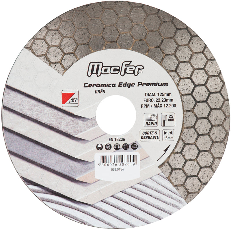 Disco Diamantado Macfer (Cerâmica Edge Premium)