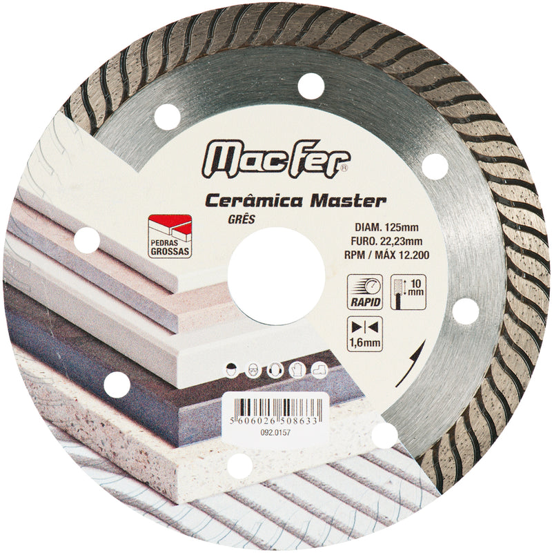 Disco de diamante Macfer (Cerâmica Master)